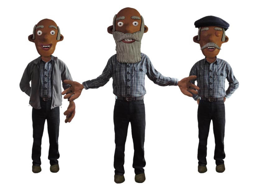 Bernie puppet available for Adobe Character Animator