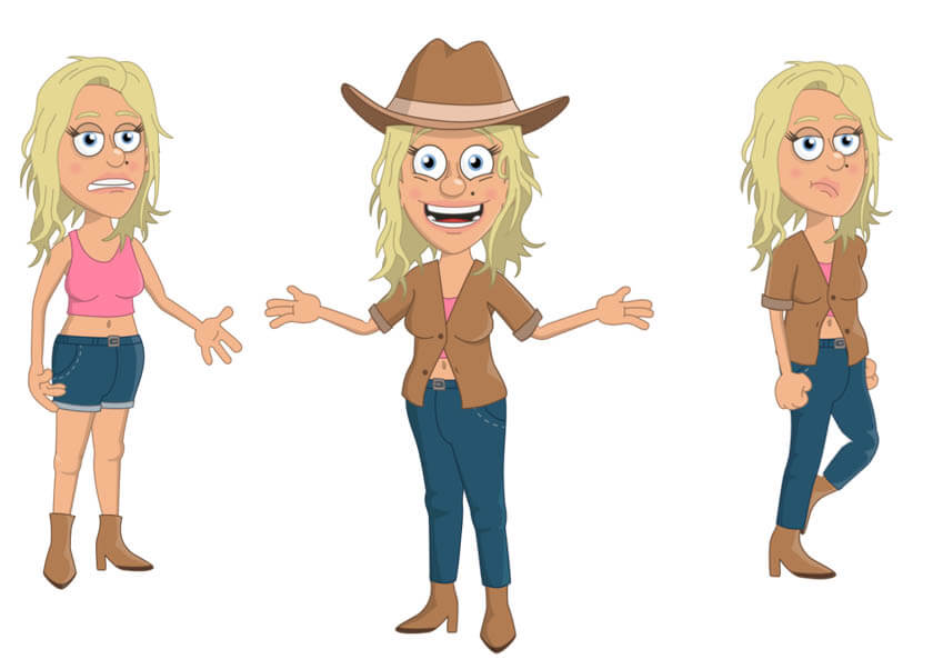 Kylie - Puppet for Adobe Character Animator