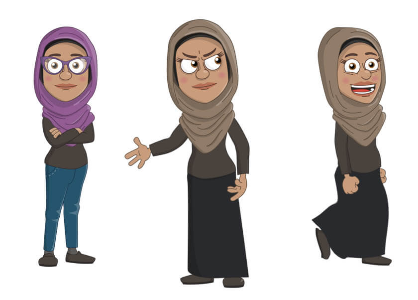 Maryam - Puppet for Adobe Character Animator