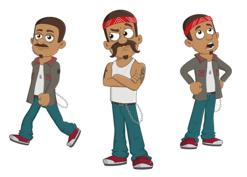 Santiago - Hispanic Puppet for Adobe Character Animator